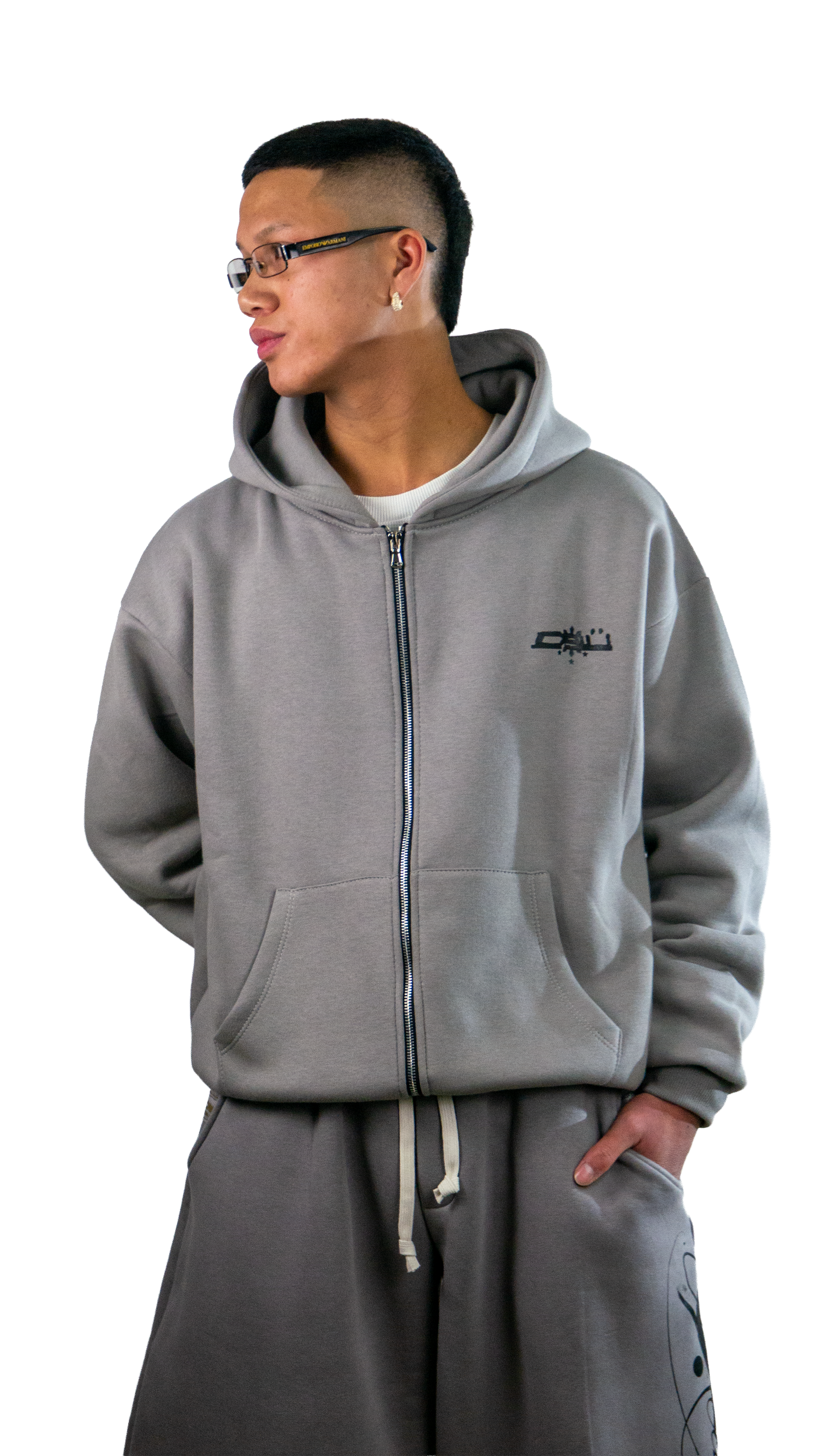 KANTO GREY HOODIE