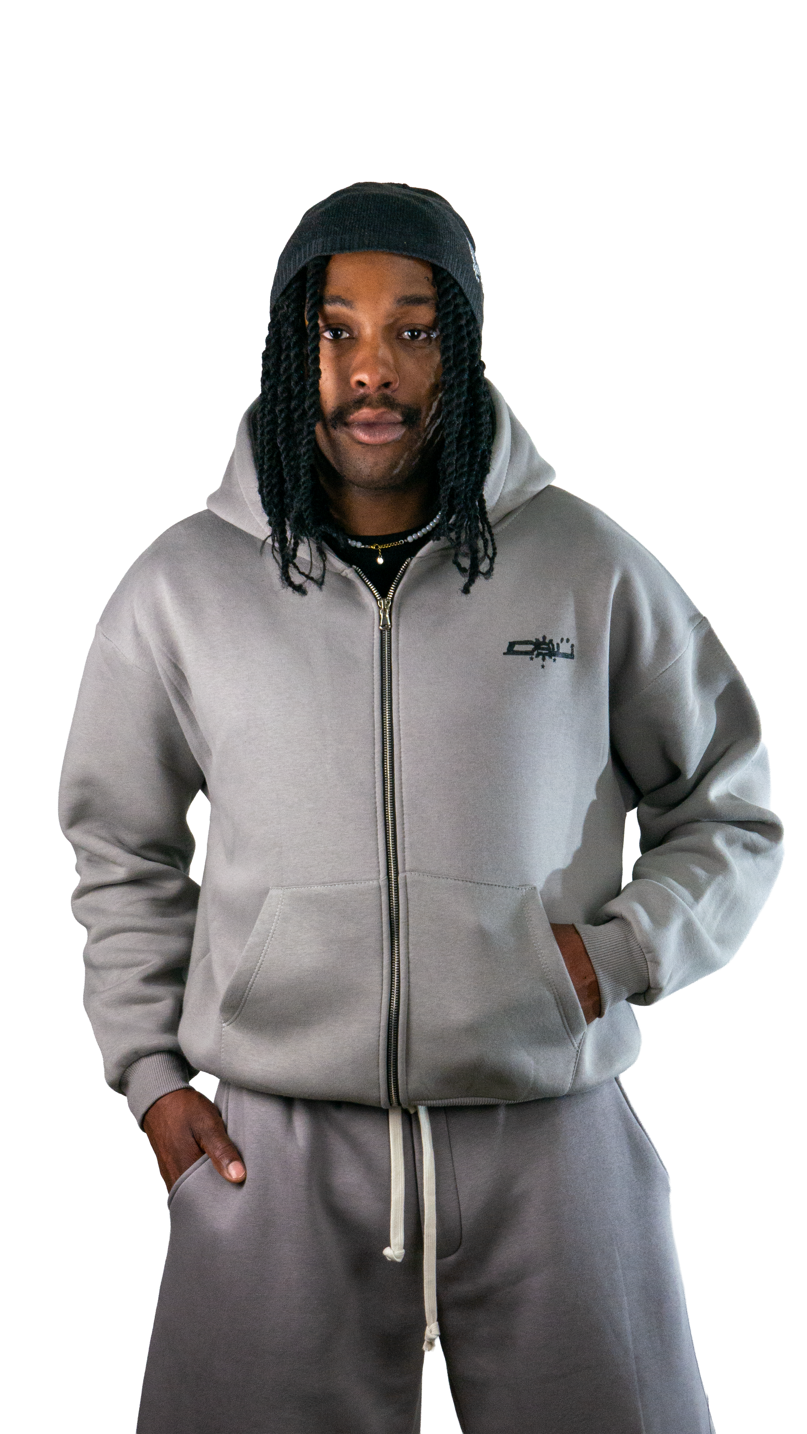 KANTO GREY HOODIE