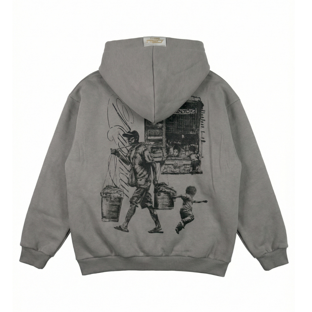 KANTO GREY HOODIE