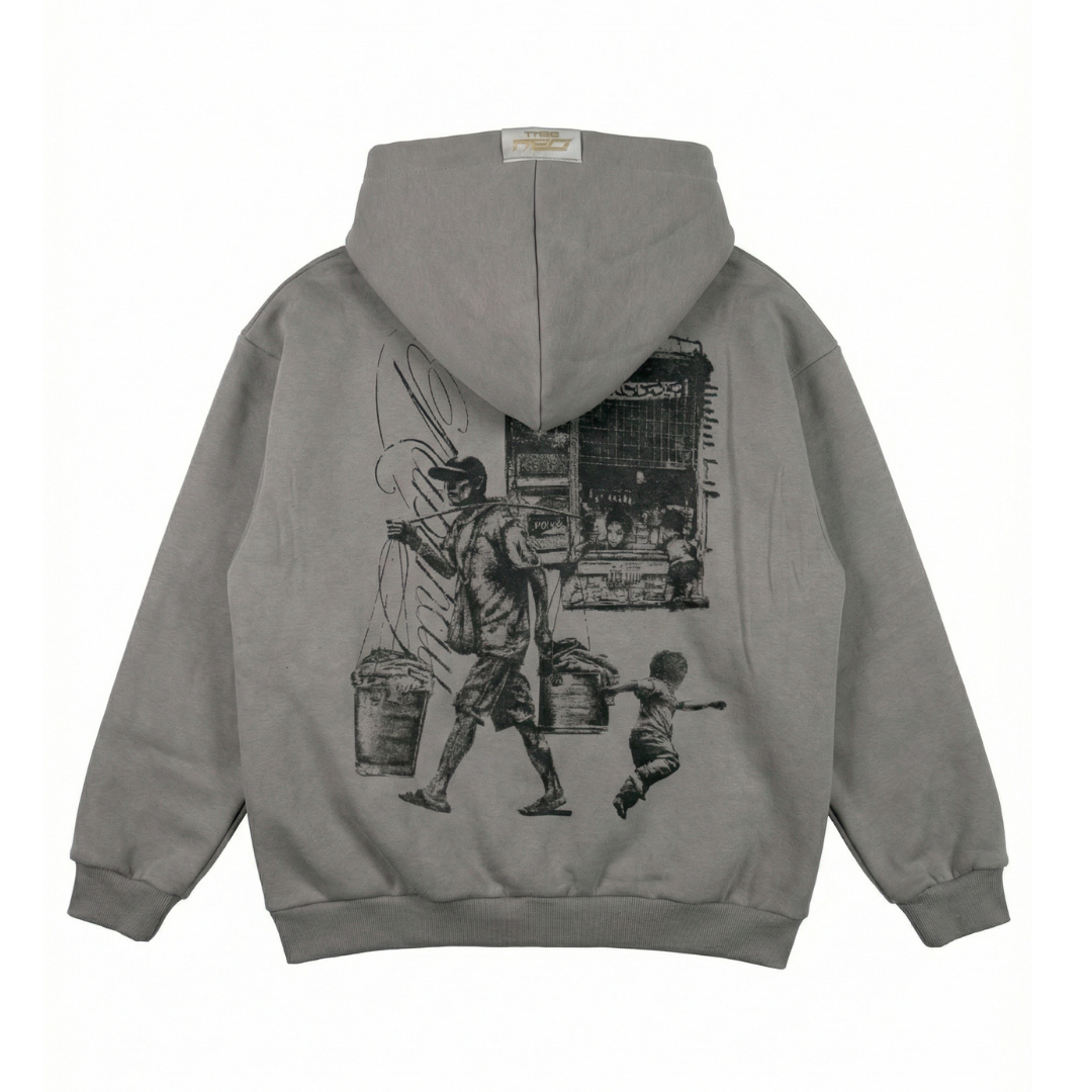 KANTO GREY HOODIE